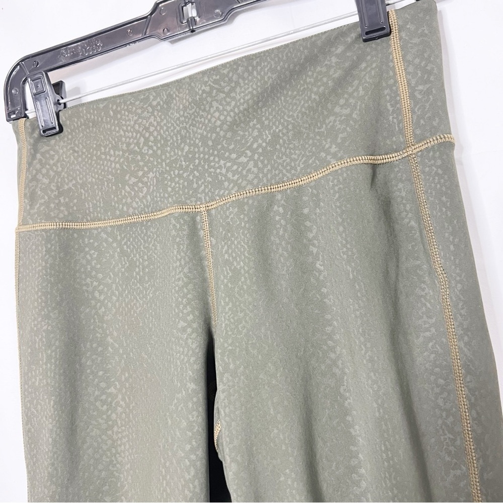 Athleta Olive Green Python Leggings - image 5